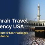 Premium 5-star Umrah packages and guidance from a trusted travel agency in the USA.